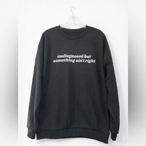 Black Graphic Women’s Sweater